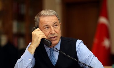 Millî Savunma Bakanı Hulusi Akar, ABD Savunma Bakanı Lloyd Austin İle Telefon Görüşmesi Yaptı