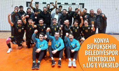 Konya Büyükşehir Belediyespor Hentbolda 1.Lig’e Yükseldi