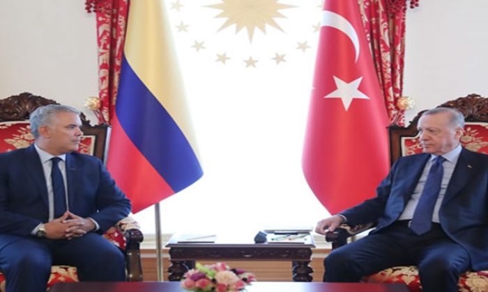 Cumhurbaşkanı Erdoğan, Kolombiya Cumhurbaşkanı Duque ile bir araya geldi