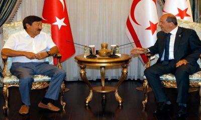 Cumhurbaşkanı Ersin Tatar, TÜRKSOY’un eski genel sekreteri Düsen Kaseinov’u kabul etti