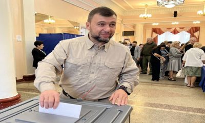 Денис Пушилин проголосовал на выборах в ДНР