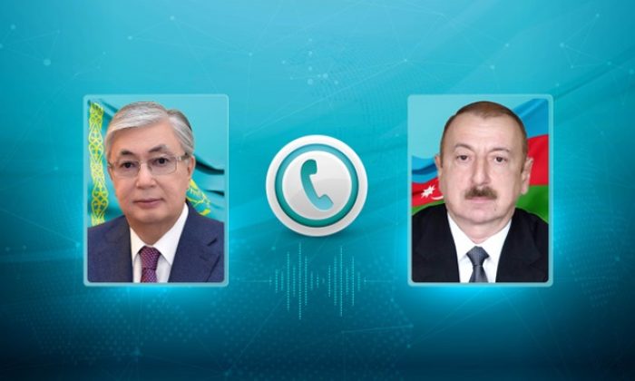 Kassym-Jomart Tokayev, Azerbaycan Cumhurbaşkanı İlham Aliyev ile telefon görüşmesi yaptı