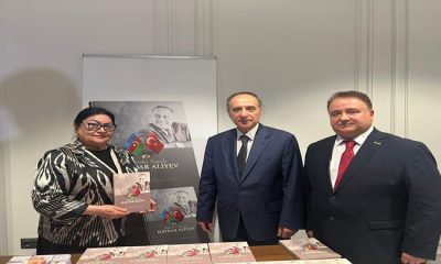 Taşkent’te Haydar Aliyev kitabı ve belgesel filmi tanıtıldı