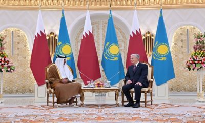 Встреча Президента Казахстана с Эмиром Государства Катар