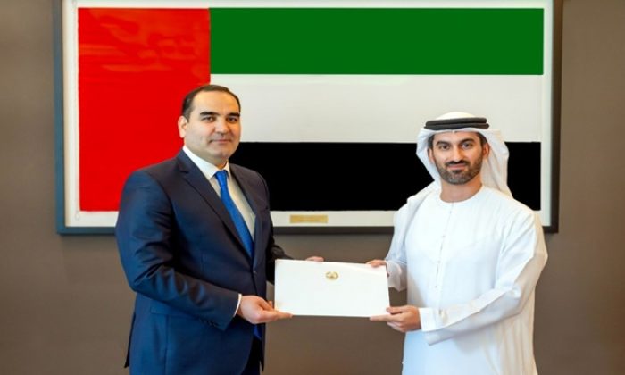 Presentation of copies of the Credentials to the UAE Undersecretary of the Ministry of Foreign Affairs